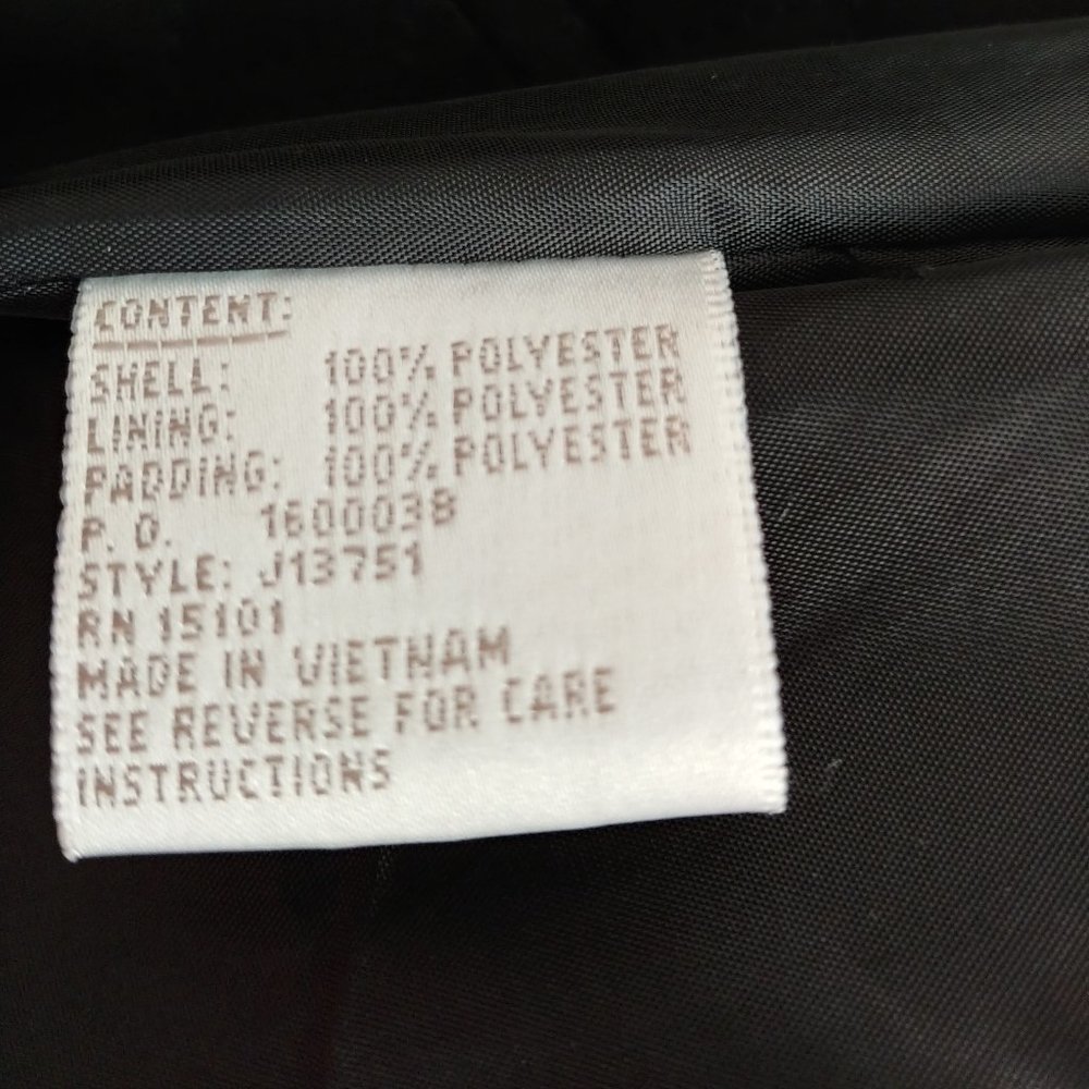 Jones New York Quilted Black Jacket Small - Picture 7 of 11
